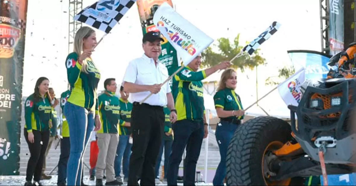 Coahuila 1000 la ruta más segura de México: MARS; da Gobernador banderazo de salida