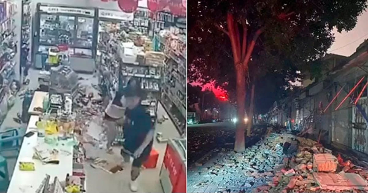 Sismo en China deja al menos 126 casas destruidas y 21 heridos