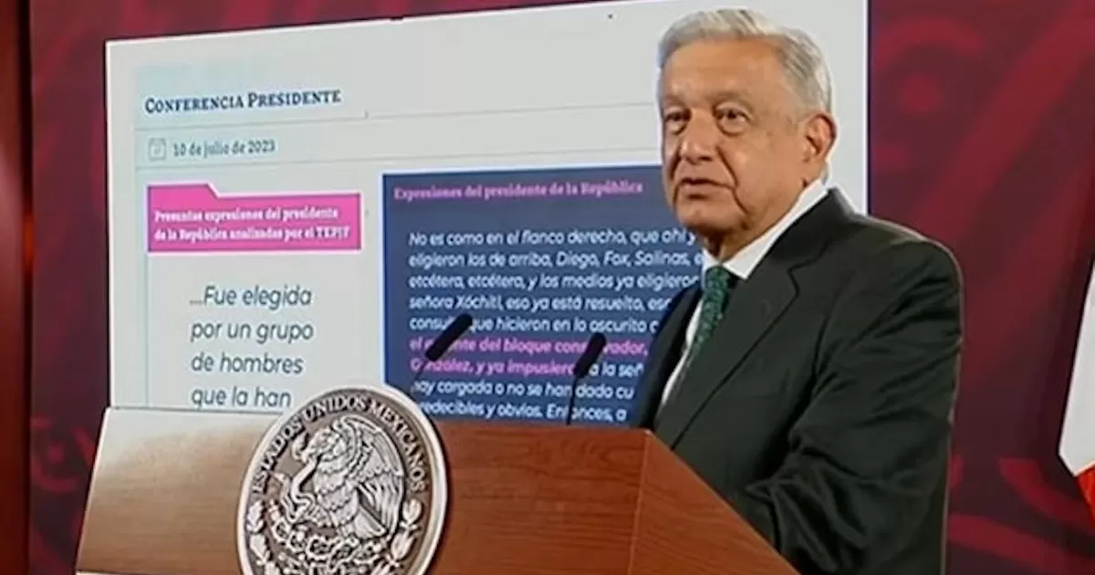 ¿Desafuero? AMLO acusa que Tribunal Electoral miente y altera dichos sobre Xóchitl para sancionarlo