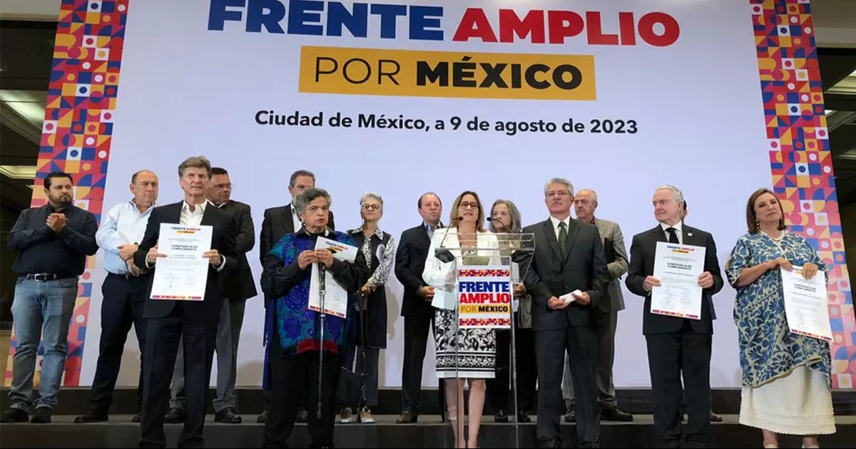 Avanzan Xóchitl, Creel, Paredes y De la Madrid a segunda ronda del Frente Amplio