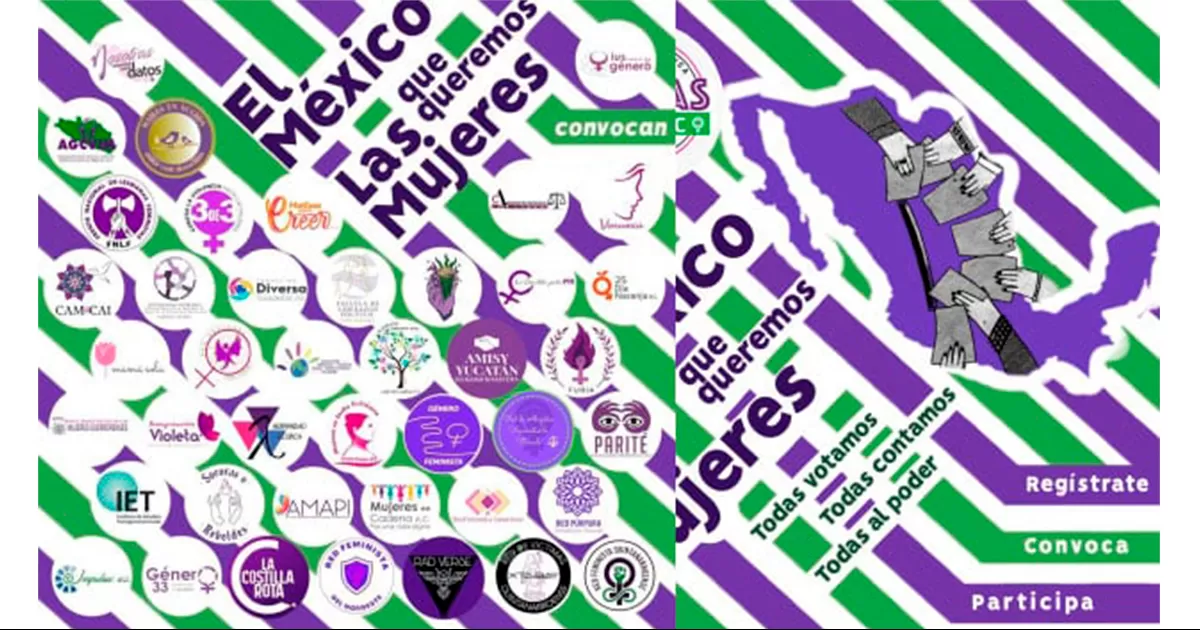 ‘El México que queremos las mujeres’; convocan colectivos feministas a encuesta nacional