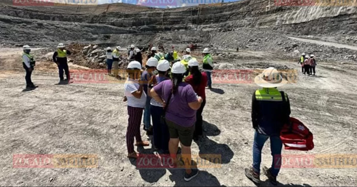 Se constató que la zona sur del tajo ubicado en la Villa de Agujita, está completamente sellada contra filtraciones de agua