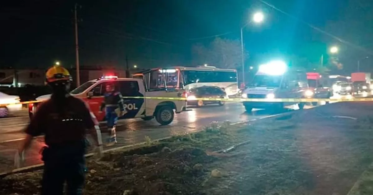 Un motociclista muere al ser atropellado tras frenar bruscamente y caer al suelo