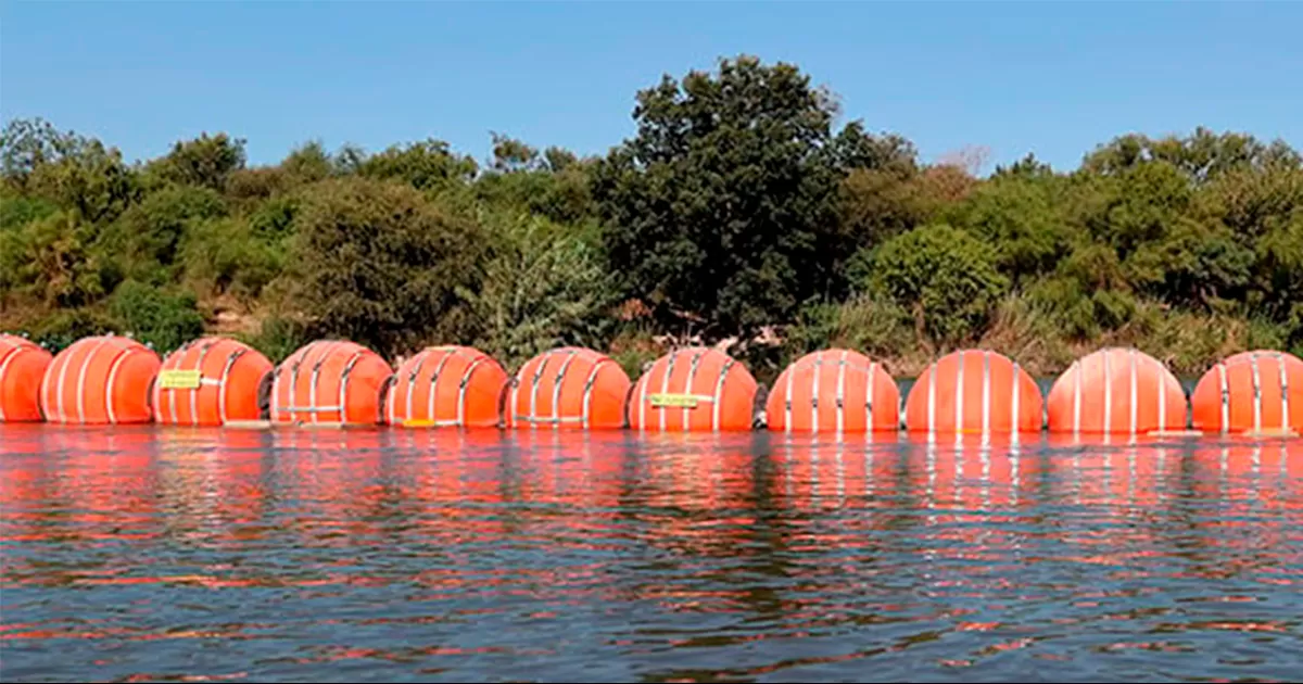 México envía tercera nota diplomática como protesta contra boyas en la frontera
