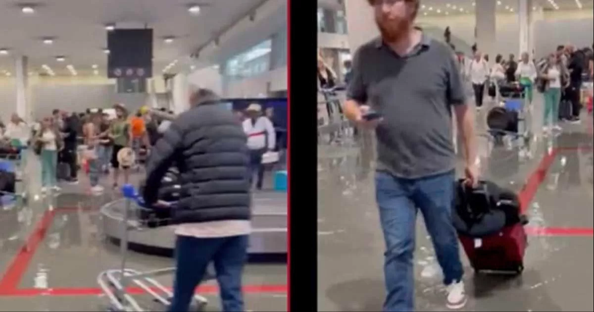 Las fuertes lluvias en la CDMX provocaron varios encharcamientos en diferentes partes de la capital, como en el AICM