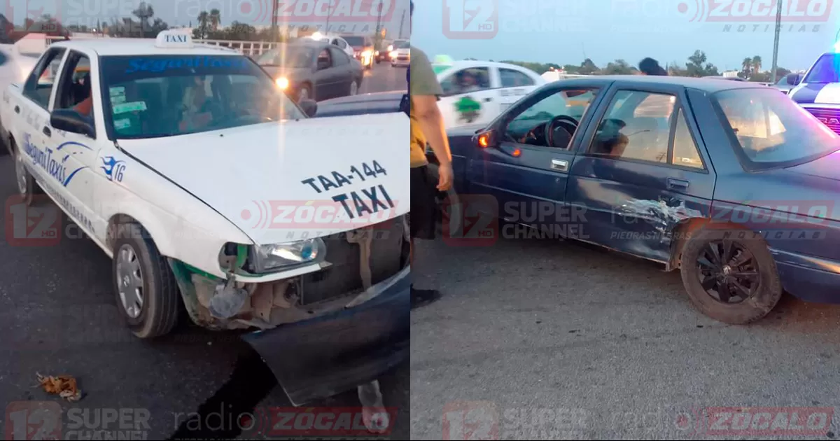 Provoca taxista accidente en Acuña
