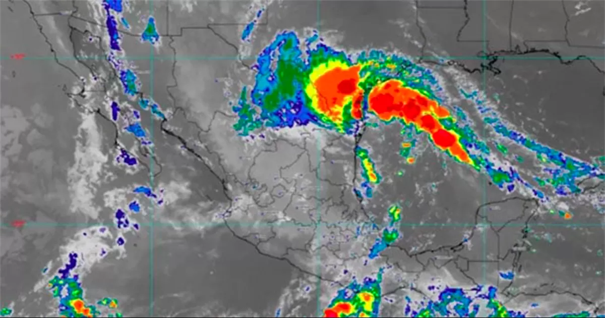 Harold, ahora como depresión tropical, causará lluvias ‘muy fuertes’ en Coahuila