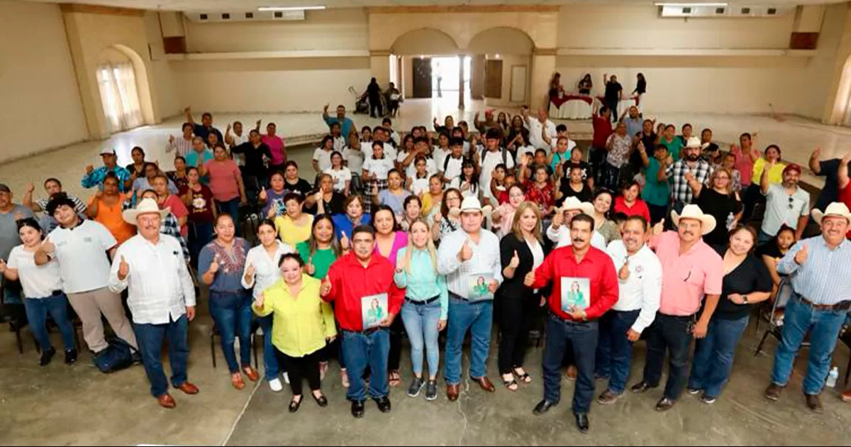 La legisladora continúa su gira por todo el estado.