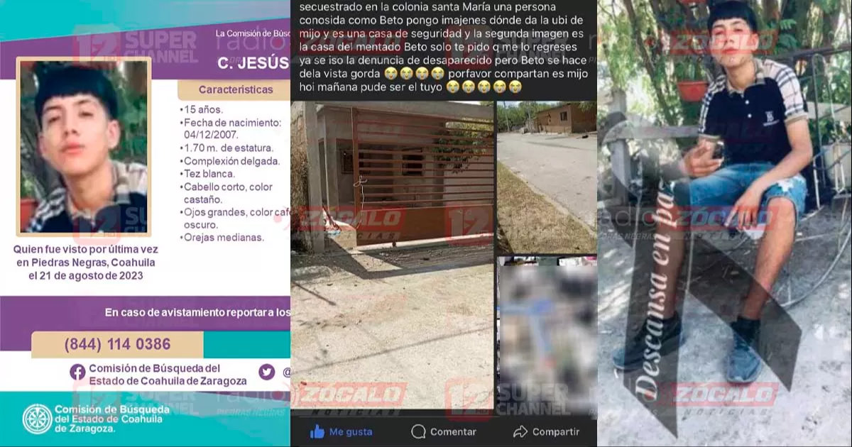 En su perfil de redes sociales, Griselda Martinez denunció públicamente a un pollero identificado como “Beto” por ser quien tenía privado de la libertad a su hijo.