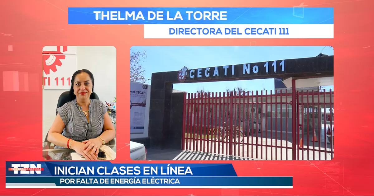 La directora del plantel, Thelma Guadalupe de la Torre, mencionó que las iniciaron en línea.