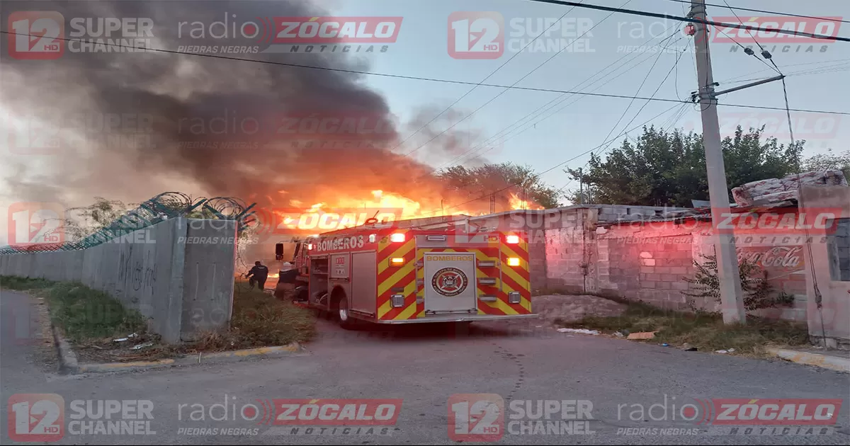 Se incendia vivienda abandonada en la colonia Nueva Americana