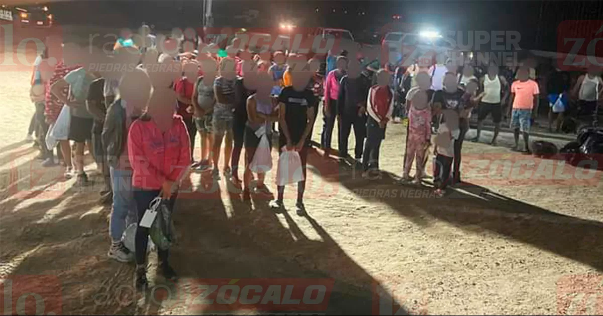 Detienen a 261 migrantes tras cruzar por Eagle Pass