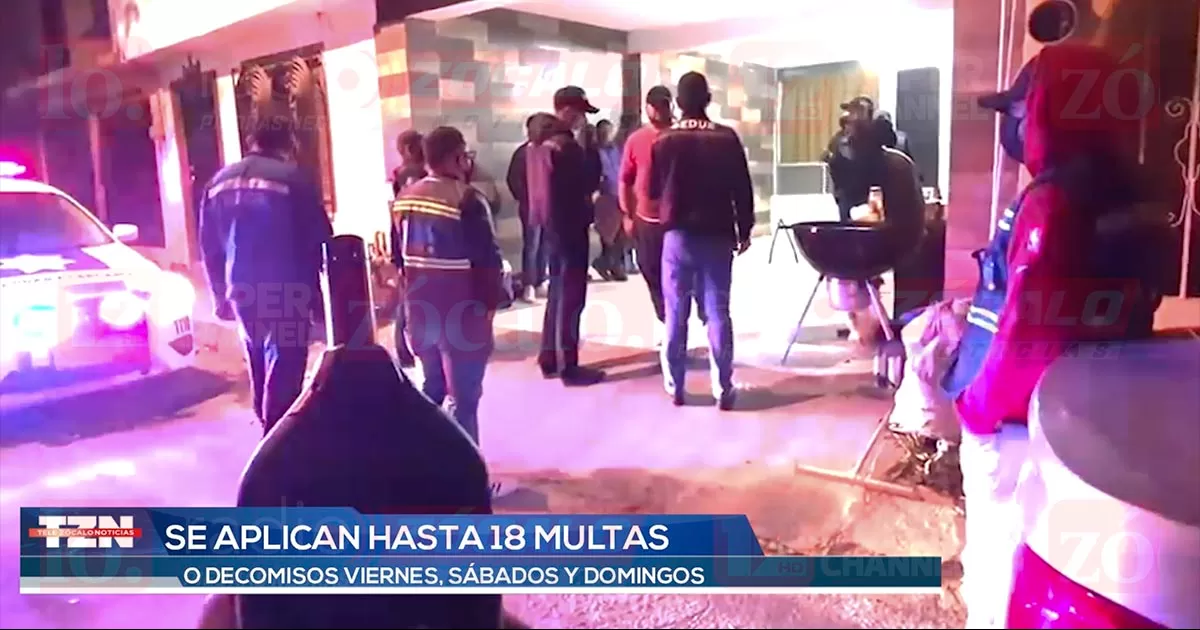 Se disparan reportes por vecinos ruidosos; inspectores aplican decomisos y multas