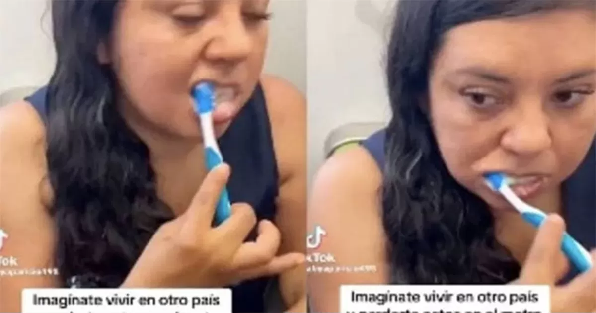 Pasajera se lava los dientes en el Metro de CDMX y se viraliza