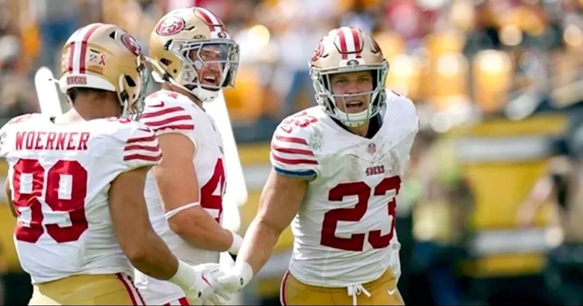 El dominio fue total para los 49ers que hasta mediados del segundo cuarto la pizarra ya se encontraba 20-0