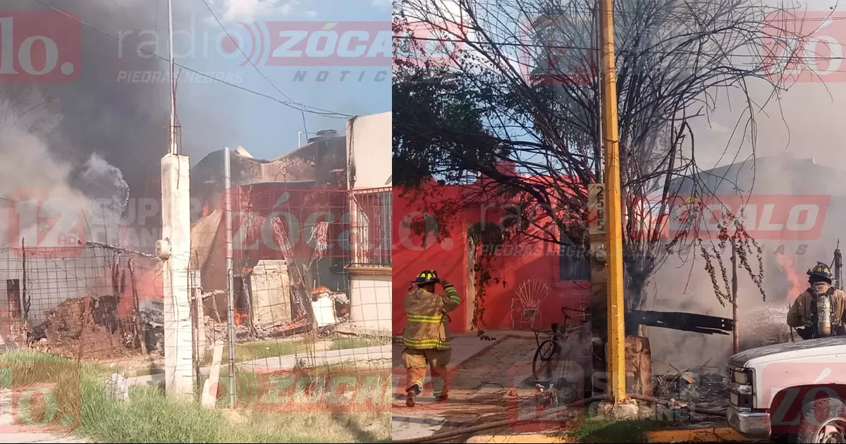 Se encontraba dormido en el domicilio al despertar se percata que su casa se incendia