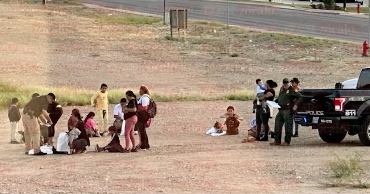 Capturan a grupo de 15 migrantes en una zona residencial dentro de Eagle Pass