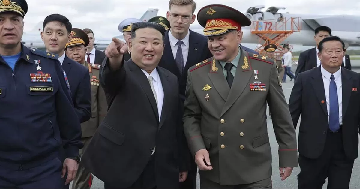 El tren blindado de Kim se puso en camino mientras sonaba la marcha patriótica rusa “El adiós de Slavianka” tras una ceremonia de despedida en la estación ferroviaria de Artyom