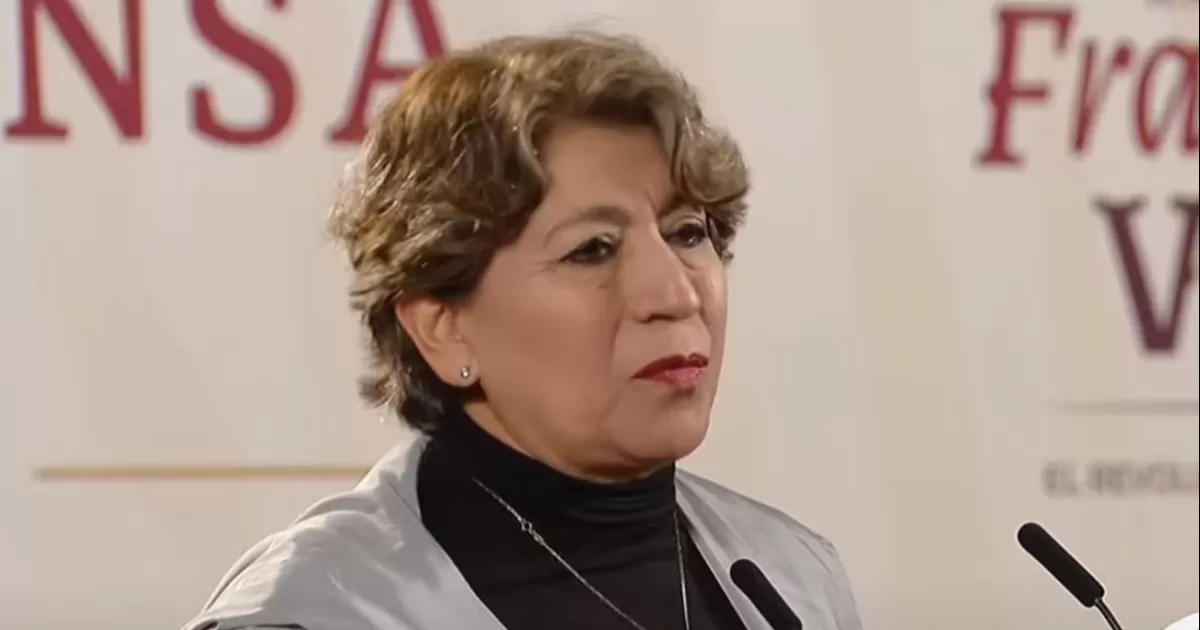 “Vengo a ponerme a sus órdenes”: Delfina Gómez asiste a la mañanera de AMLO como gobernadora de Edomex