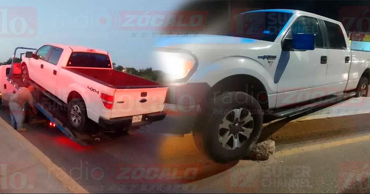 La camioneta fue remolcada al corralón municipal y para poderla recuperar, el propietario tendrá que pagar las multas correspondientes.