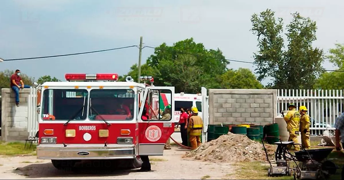 Realizan simulacro de incendio en el plantel CBTA #210 de Zaragoza Coahuila