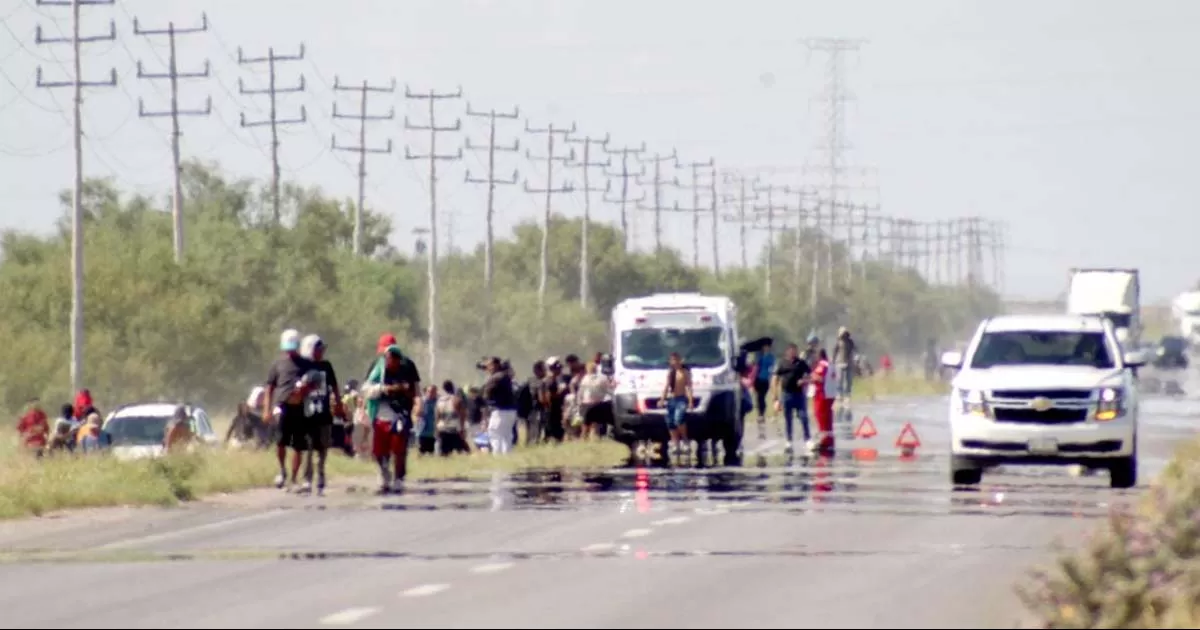 Llega caravana con niños y embarazadas a Piedras Negras