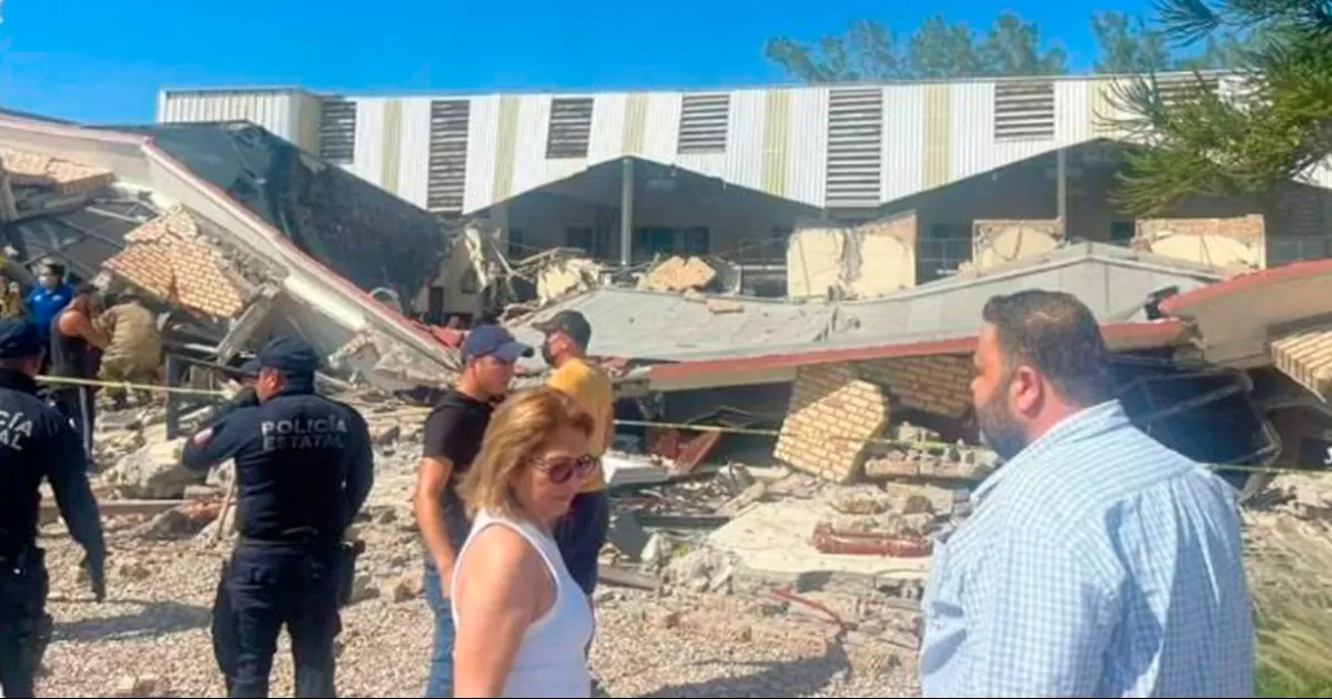 Iglesia colapsa en plena misa: feligreses quedan atrapados bajo escombros en Tamaulipas