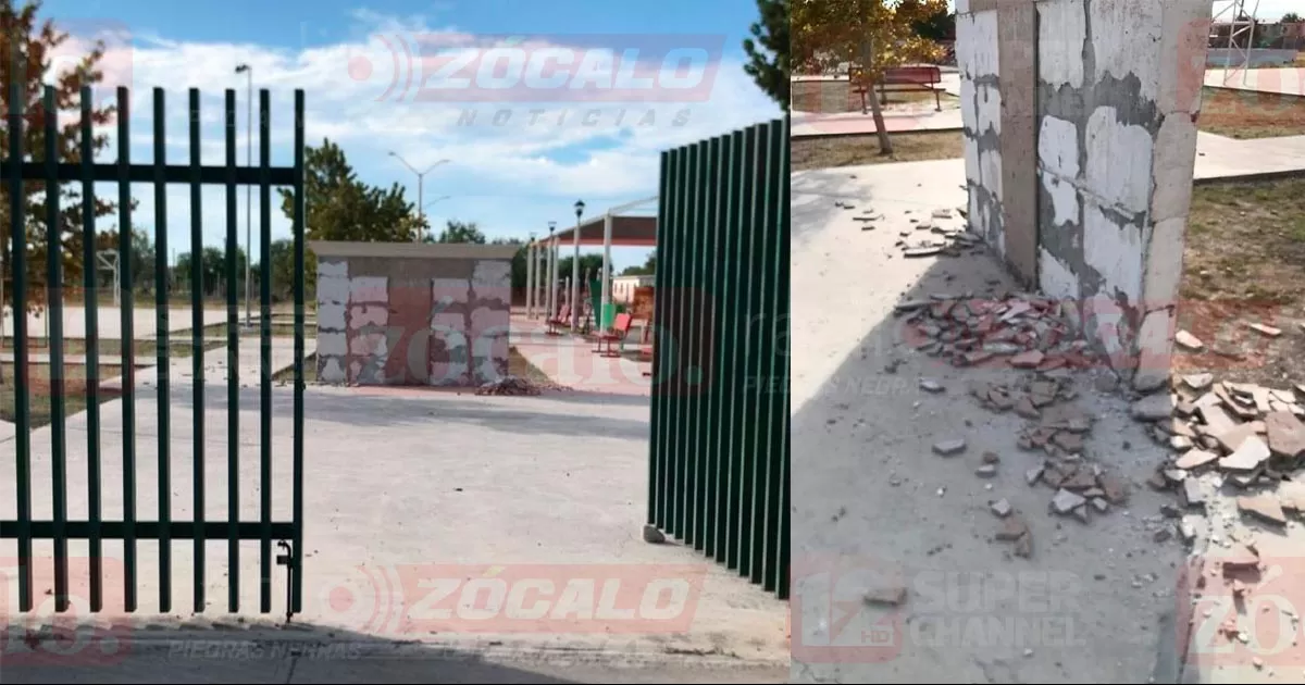Vandalizan parque recreativo de Zaragoza