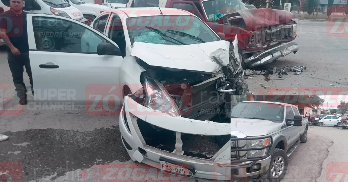 Se registra fuerte accidente vial en Allende