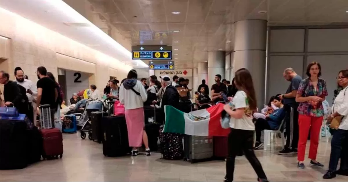 Alistan primer vuelo del puente aéreo de la Fuerza Aérea Mexicana de Tel Aviv a Madrid