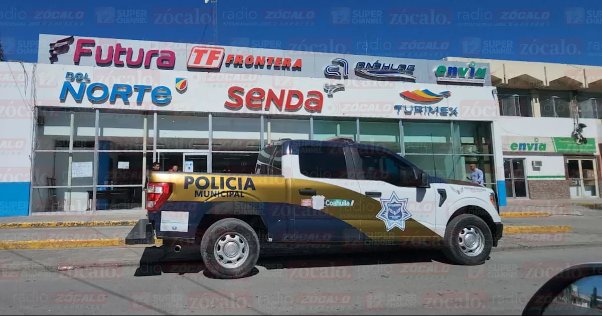 Elementos de Seguridad Pública de Piedras Negras llegaron al lugar para tomar conocimiento del asunto y realizar una búsqueda en los alrededores, sin haber localizado al responsable.