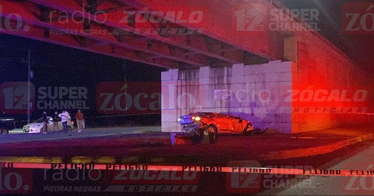 Otra persona resulta gravemente herida en el accidente al viajar en un auto Kía a exceso de velocidad