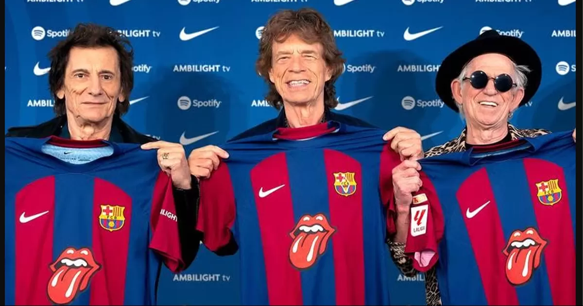 Barcelona estrenará playera con diseño de Rolling Stones frente al Real Madrid