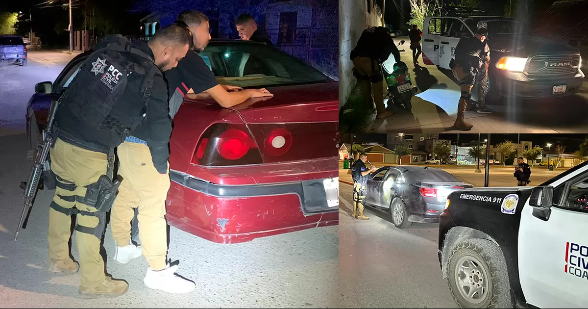 Realizan elementos de la PCC operativos en Piedras Negras