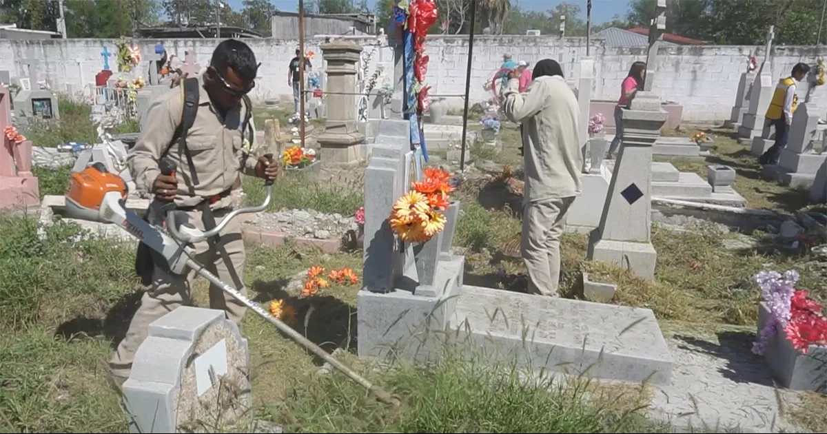Listos los panteones de PN para recibir a familias por el Día de los Muertos