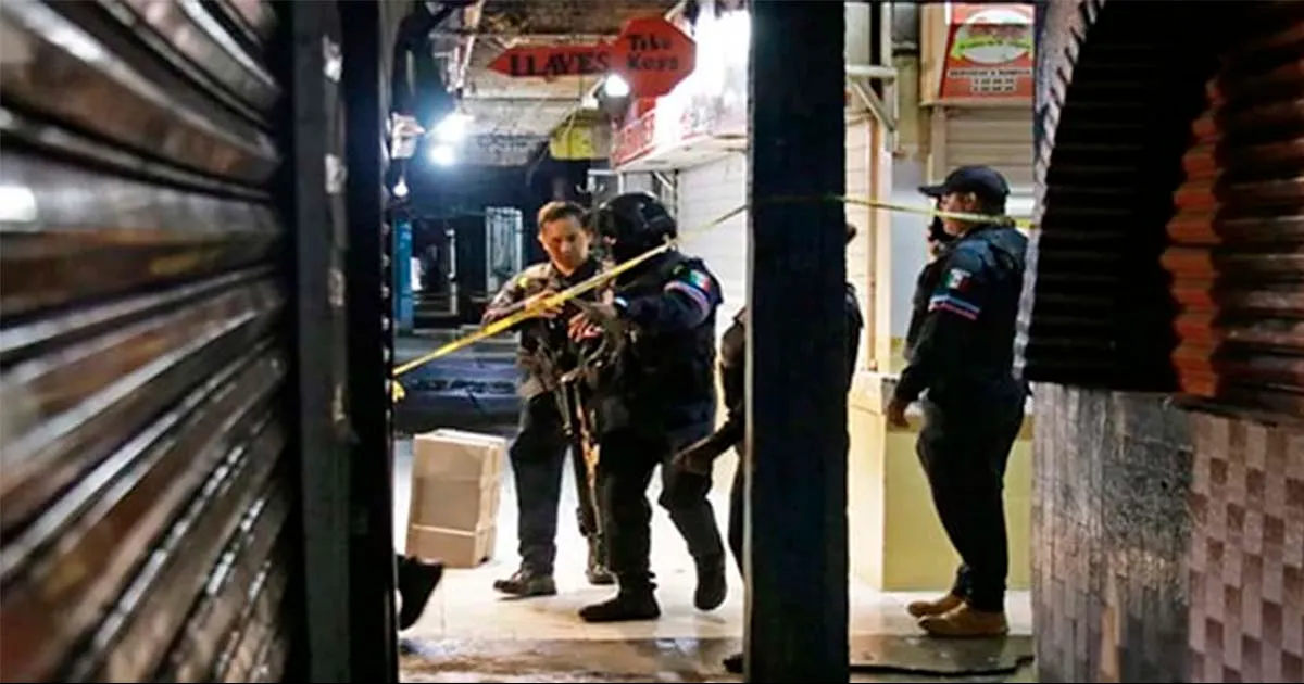 Ataque armado deja cuatro muertos en mercado de Puebla