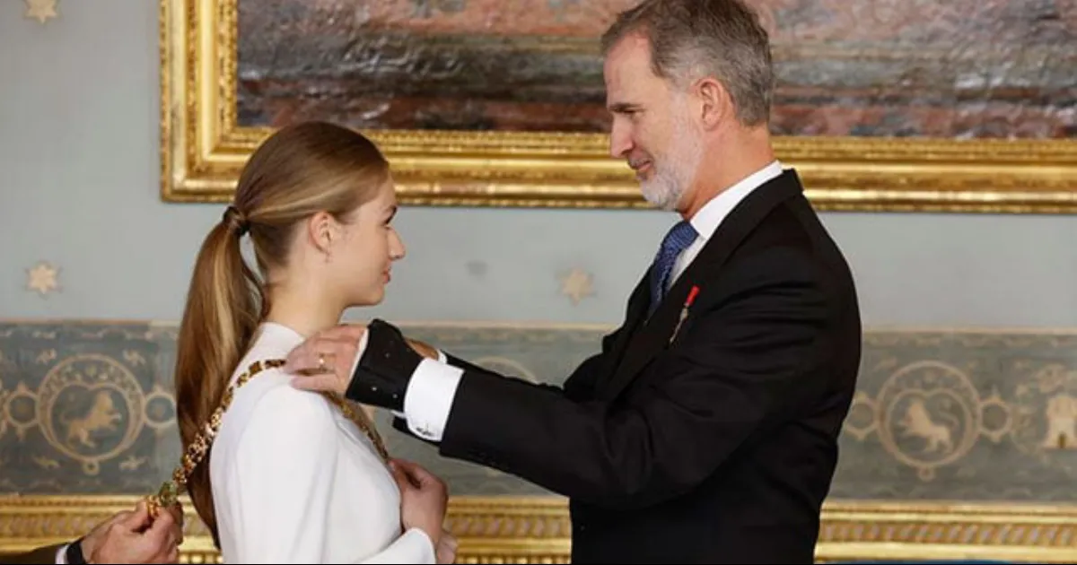 La princesa Leonor promete ‘una entrega sin condiciones’ como heredera del trono en España