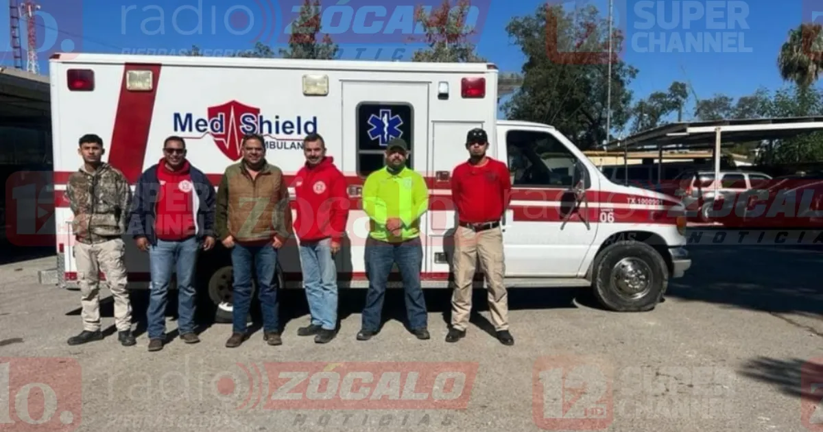 Donan ambulancia en el municipio de Morelos