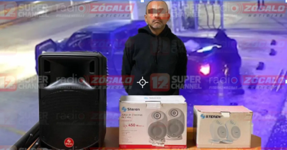 Arrestan a presunto ladrón de tienda Steren