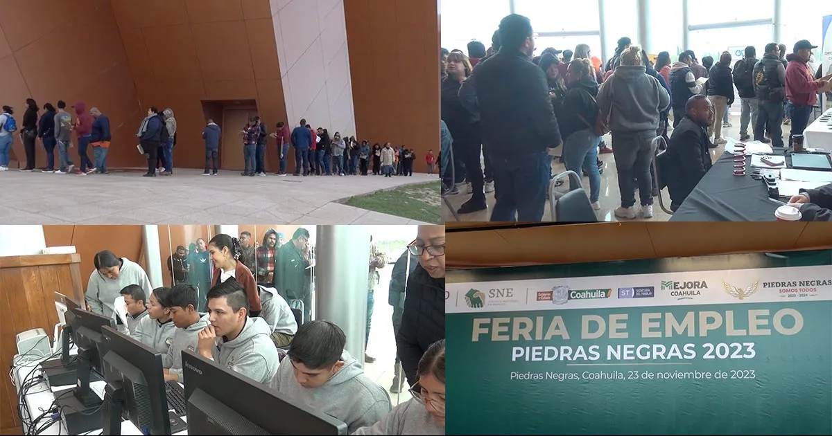 Última Feria del Empleo en Piedras Negras ofertó 500 vacantes