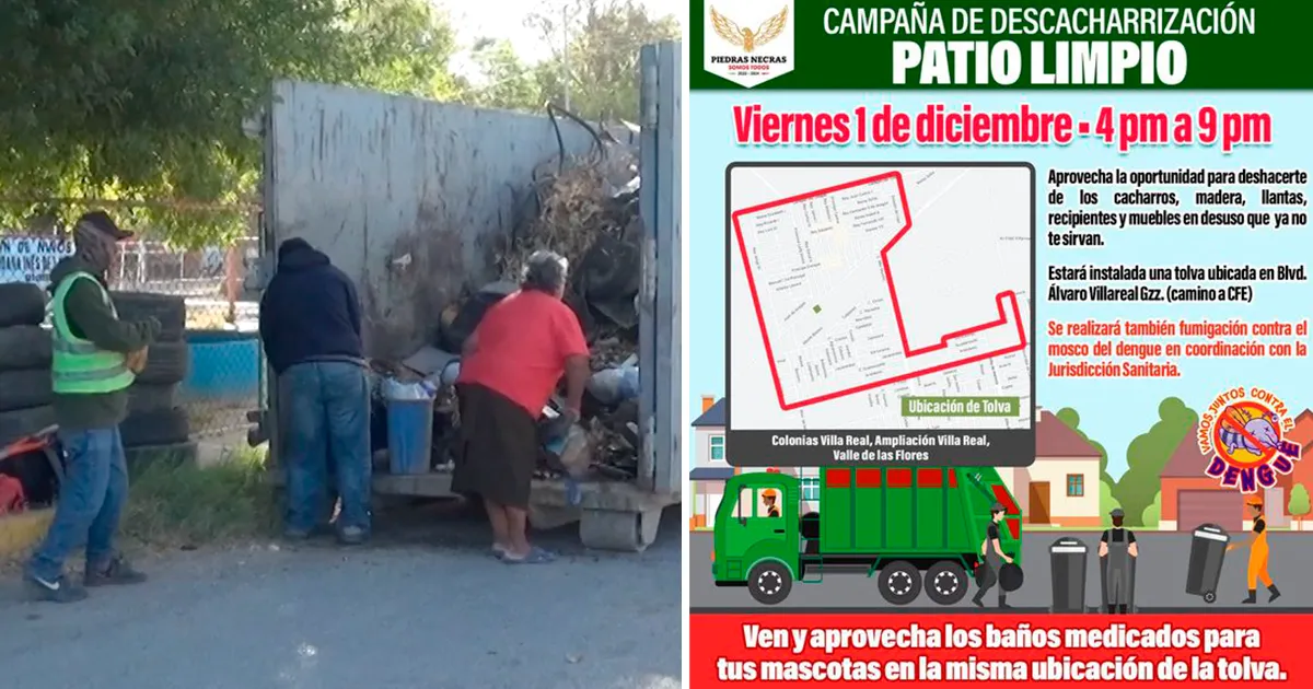 Invitan a los ciudadanos a que saquen sus cacharros al frente de sus viviendas
