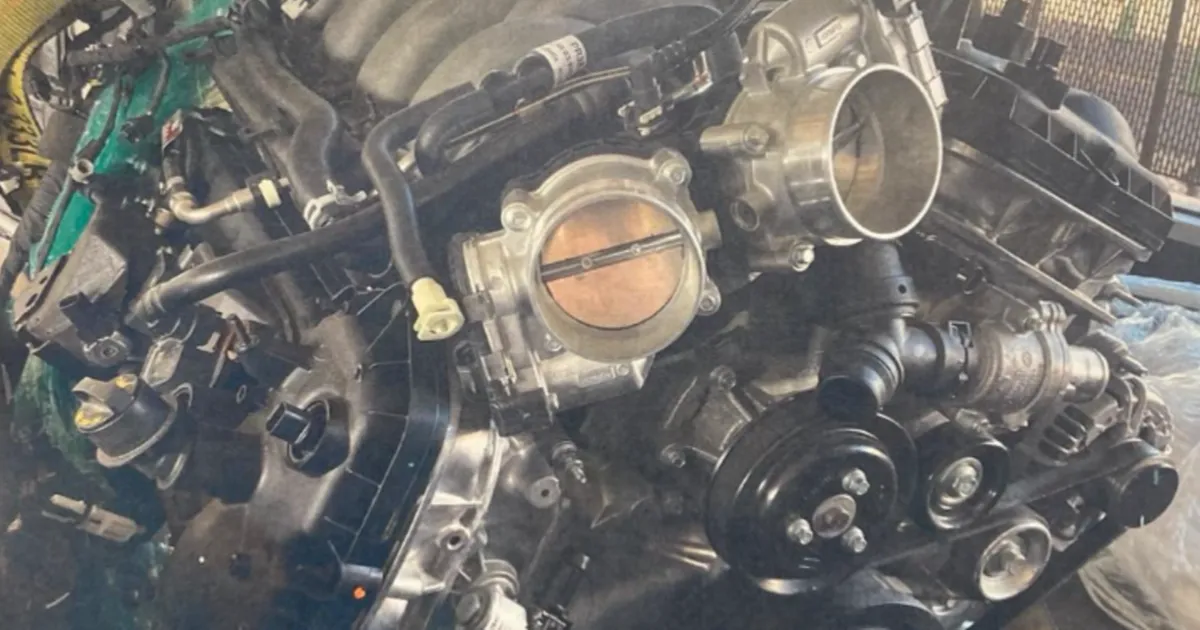 Iban a cruzar motor de Mustang 2024 a Piedras Negras