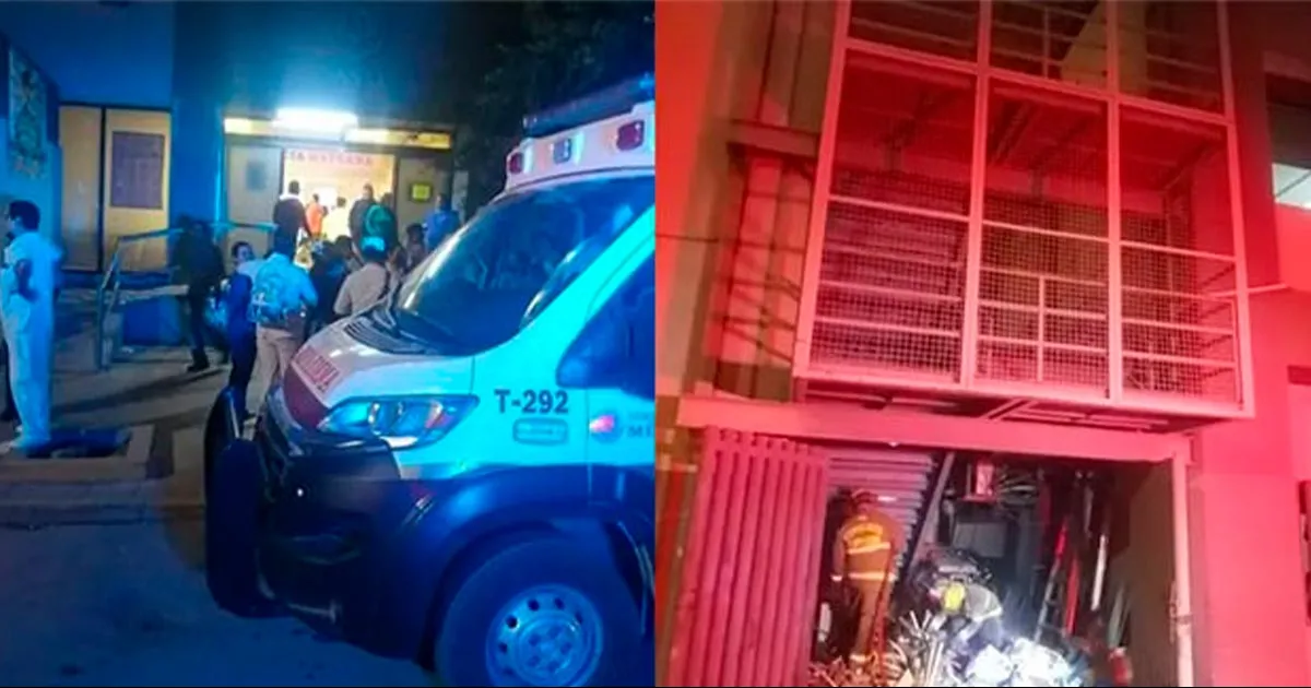 Un corto circuito quemó los cables de un aparato de aire.