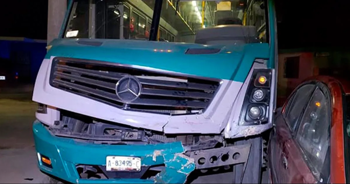 Elementos de Tránsito Municipal llevaron a cabo la detención del chofer responsable