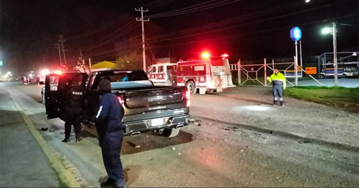 Elementos fueron alertados del accidente automovilístico en el sector ya en mención