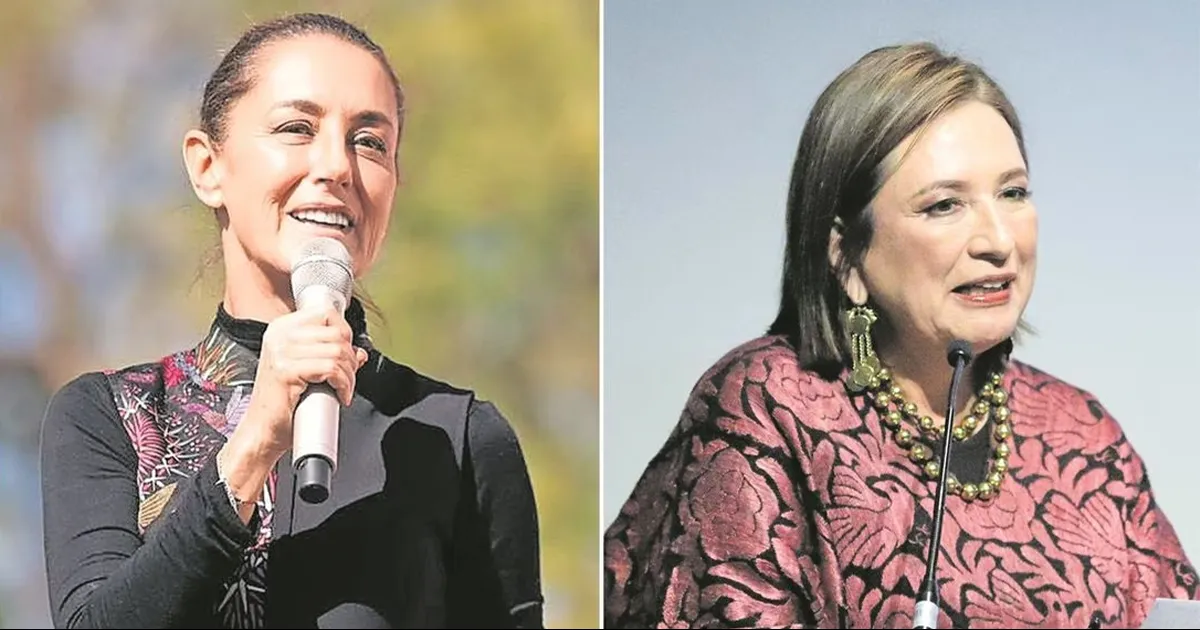 Claudia reporta gasto de 13 mdp y Xóchitl de 23 mdp