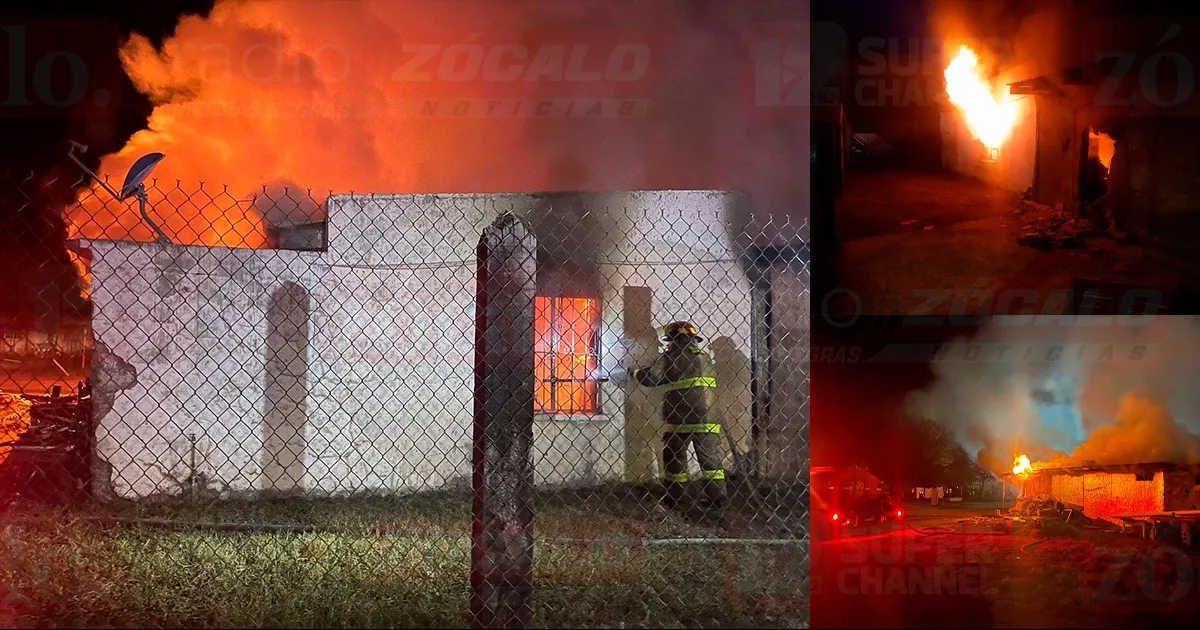 Se quema vivienda en Nava