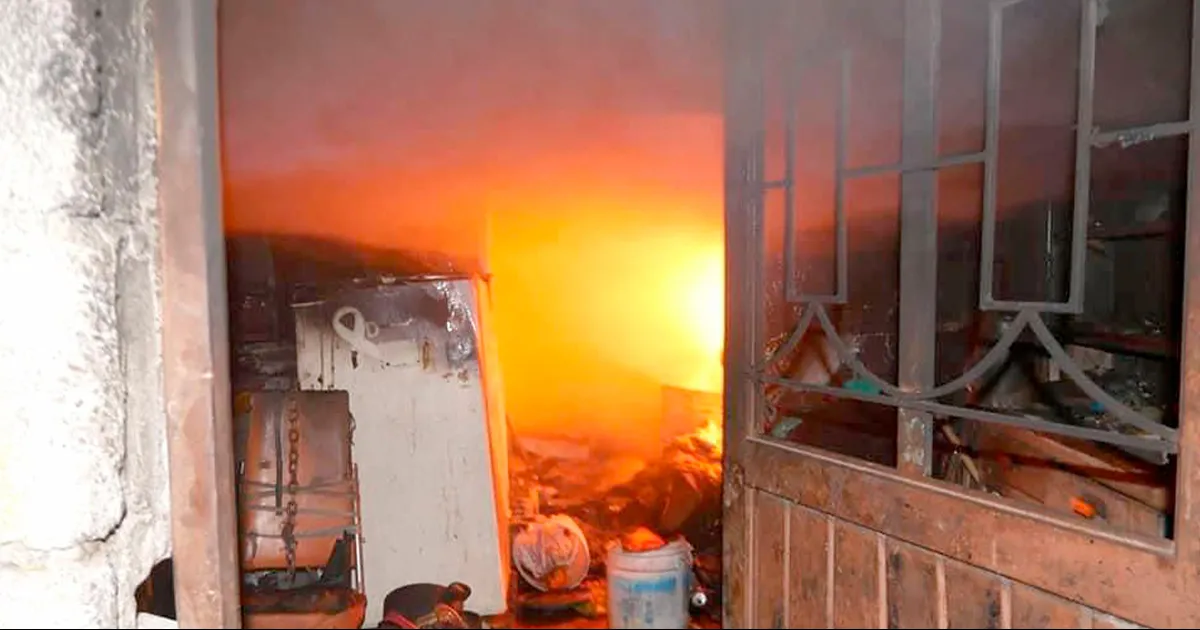 El propietario del domicilio declaró únicamente que sostuvo una fuerte riña con su hermano y posteriormente se registró el siniestro.