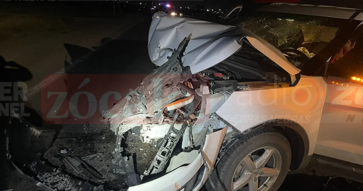 La Guardia Nacional se hizo cargo del accidente.