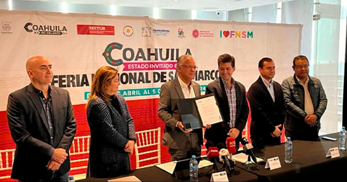 Coahuila será el estado invitado de honor de la Feria de San Marcos, en Aguascalientes, la más importante y tradicional del país.